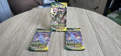 Pokemon TCG Evolving Skies Booster Packs X3 - Image 2