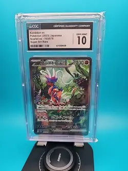 Koraidon ex 103/078 Scarlet ex Pokemon 2023 Japanese CGC 10 Gem Mint SAR - Image 1
