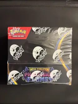 Pokemon Mega Evolution-Phantasmal Flames Booster Display Box with acrylic case - Image 1