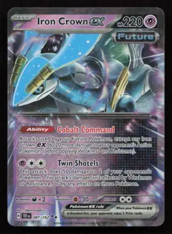Iron Crown ex #081/162 SV05: Temporal Forces Pokemon (1T) - Image 1