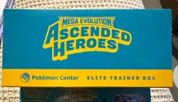 Pokemon TCG Mega Evolution Ascended Heroes ETB Pokemon Center Sealed And In Hand - Image 3