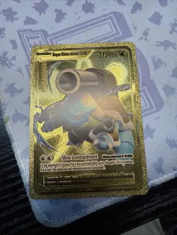 Gold Foil Custom Display Super Water Arrow Turtle Card 173650hp Near Mint - Image 1