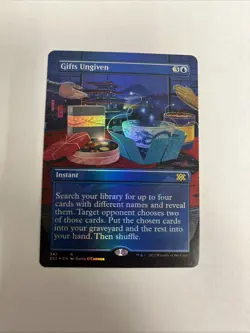 Gifts Ungiven Borderless Foil Double Masters 2022 MTG - Image 1