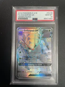 Pokemon TCG Golisopod GX Full Art Ultra Rare Card SV48/SV94 Holo PSA 10 - Image 1