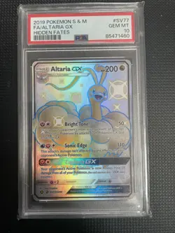 Pokemon TCG Altaria Hidden Fates Holo Card SV37/SV94 PSA 10 - Image 1