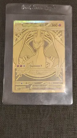 PACK FRESH Mega Charizard Y EX 294 GOLD Hyper Rare Pokemon Ascended Heroes - Image 2