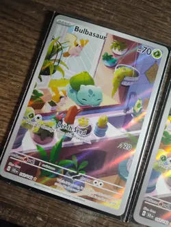 Lot Of 2 Pokemon Stellar Crown Bulbasaur Cards 143/142 Near Mint To Mint - Image 2