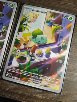 Lot Of 2 Pokemon Stellar Crown Bulbasaur Cards 143/142 Near Mint To Mint - Image 3