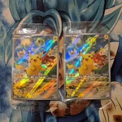 Pokemon Pikachu Sealed Promo Holo Adventuring Together SVP 027 Card Lot 2 Cards - Image 1