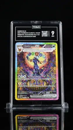 2025 Umbreon ex Pokemon Scarlet & Violet Prismatic Evolutions TAG 9 #161/131 - Image 1