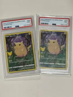 37 x Pikachu Celebrations 005/025 Holo Rare Pokemon TCG NM + 2 x PSA9 slabs - Image 4