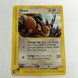 Pokemon Eevee Aquapolis 75/147 e-Reader Non-Holo LP - Image 1