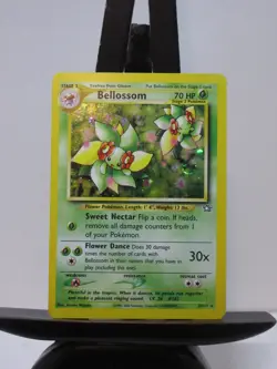 Bellossom 3/111 Neo Genesis Unlimited Holo Pokemon TCG w/ Swirl - Image 1