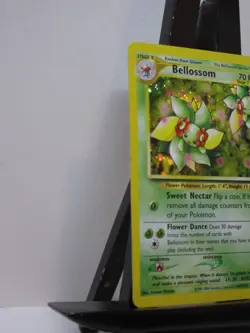 Bellossom 3/111 Neo Genesis Unlimited Holo Pokemon TCG w/ Swirl - Image 3