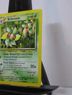 Bellossom 3/111 Neo Genesis Unlimited Holo Pokemon TCG w/ Swirl - Image 4