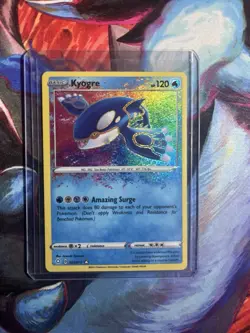 Pokemon TCG - Shining Fates 2021 Amazing Rare Kyogre 21/72 Holo - Near Mint - Image 1