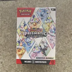 Pokemon Prismatic Evolutions Booster Bundle Box 6 Packs TCG 2024 English - Image 1