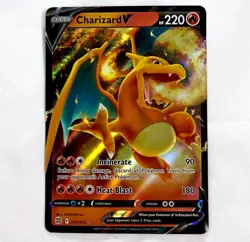 Pokemon TCG Charizard V 017/172 Brilliant Stars Ultra Rare Holo NM English - Image 3