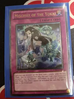 Yugioh Mischief of the Yokai STBL-EN089 Ultimate Rare 1st Edition LP - Image 1