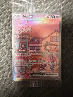 Mew EX 151 Pokemon Scarlet & Violet Black Star Promo Sealed 151 Card Collection - Image 3