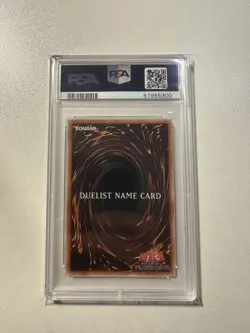Yu-Gi-Oh! PSA 10 Duelist Name Card Millennium Puzzle 2004 - Image 2