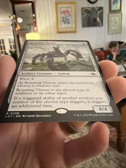Magic the Gathering Roaming Throne Card the Lost Caverns of Ixalan Card 258 - Image 3