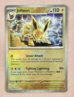 Jolteon | 135/165 | 151 | 2023 Pokemon TCG Card Poke Ball Reverse Holo | NM - Image 1