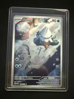 Snover 140/132 Mega Evolution IR Holo NM/M PSA Contender Pokemon Card - Image 5