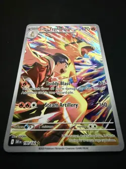 Ethan’s Typhlosion ex 190/182 Illustration Rare Destined Rivals Pokemon Card NM - Image 3