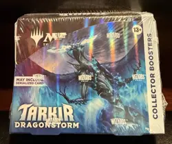 WOTC MTG Magic The Gathering Tarkir Dragonstorm Collector Booster Box ENGLISH - Image 1