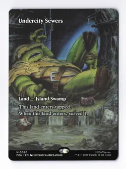 Undercity Sewers (Borderless) MTG Teenage Mutant Ninja Turtles Eternal-Legal PZA - Image 1
