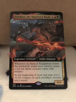 Chishiro, the Shattered Blade (Extended Art) Commander: Kamigawa: NM 2126 - Image 1