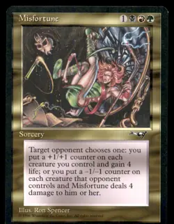 MTG Misfortune LP Light Play Alliances [769] - Image 1