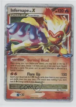 Infernape Lv X Pokemon Diamond & Pearl Black Star Promo #DP10 2007 - Image 1