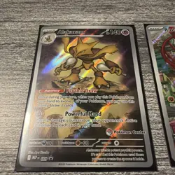 Pokemon Center Stamped Mega Evolution Promo Card Set Riolu and Alakazam - Image 2