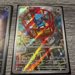 Pokemon Center Stamped Mega Evolution Promo Card Set Riolu and Alakazam - Image 4