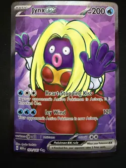 Jynx ex 191/165 Full Art Ultra Rare Pokemon Scarlet & Violet 151 Card NM - Image 1