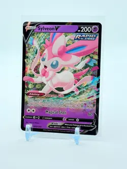 Sylveon V SWSH202 Black Star Promo Ultra Rare Holo Pokemon NM - Image 1