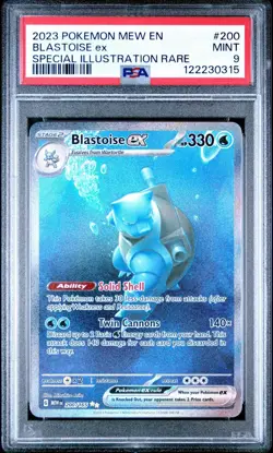 Pokemon TCG Blastoise ex 200/165 Scarlet & Violet 151 Special Illustration Rare… - Image 1