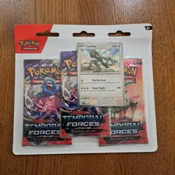 Pokemon TCG Scarlet & Violet Temporal Forces 3 Blister Pack Cyclizar NEW/SEALED - Image 4