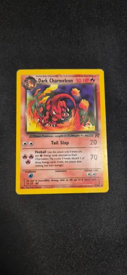 Dark Charmeleon 32/82 Gold W Wizards Stamp Promo - Pokemon Team Rocket Mp - Image 1