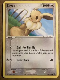 Eevee Pokemon Card Delta Species 69/113 LP - Image 1