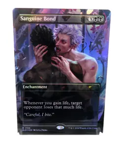 Sanguine Bond Dungeons Dragons MTG Rainbow FOIL Secret Lair SLD NM / M - Image 1