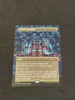 Cavern of Souls (0345) (Borderless) The Lost Caverns of Ixalan Regular - Image 1