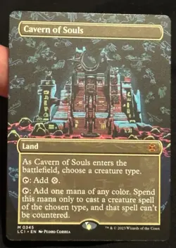 MTG Cavern of Souls (0345) (Borderless) Near Mint Normal Lost Caverns of Ixa - Image 2