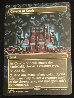 MTG Cavern of Souls (0345) (Borderless) Near Mint Normal Lost Caverns of Ixa - Image 4