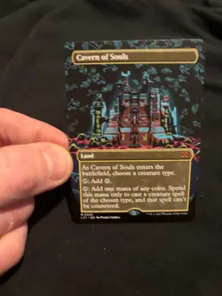 MTG Cavern of Souls (0345) (Borderless) Near Mint Normal Lost Caverns of Ixa - Image 5