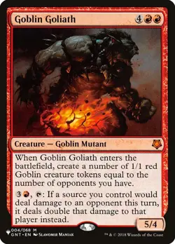 Goblin Goliath 1x MtG Mystery Booster List MB1 SP/NM - Image 1