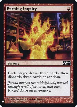 [MTG] Burning Inquiry (M10-128) (PLST) NM - Image 1