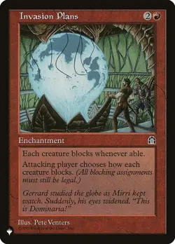 [MTG] Invasion Plans (STH-89) (PLST) NM - Image 1